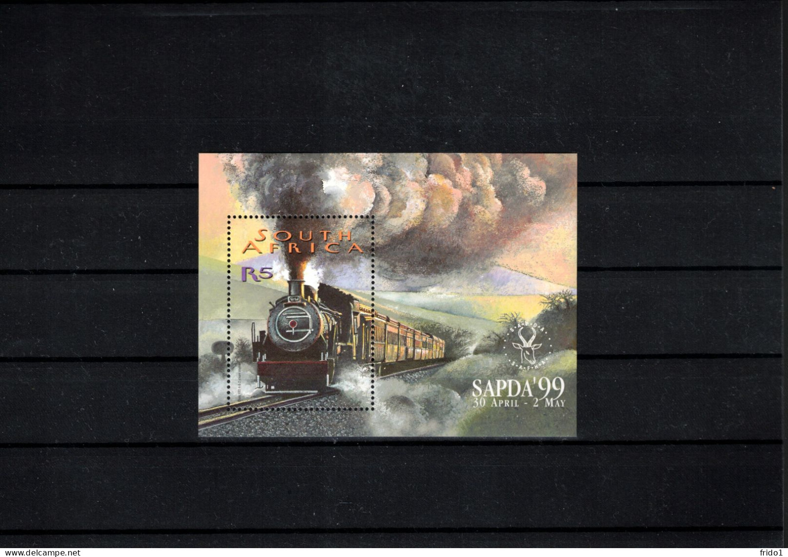 South Africa 1999 Train Block Postfrisch / MNH - Treni