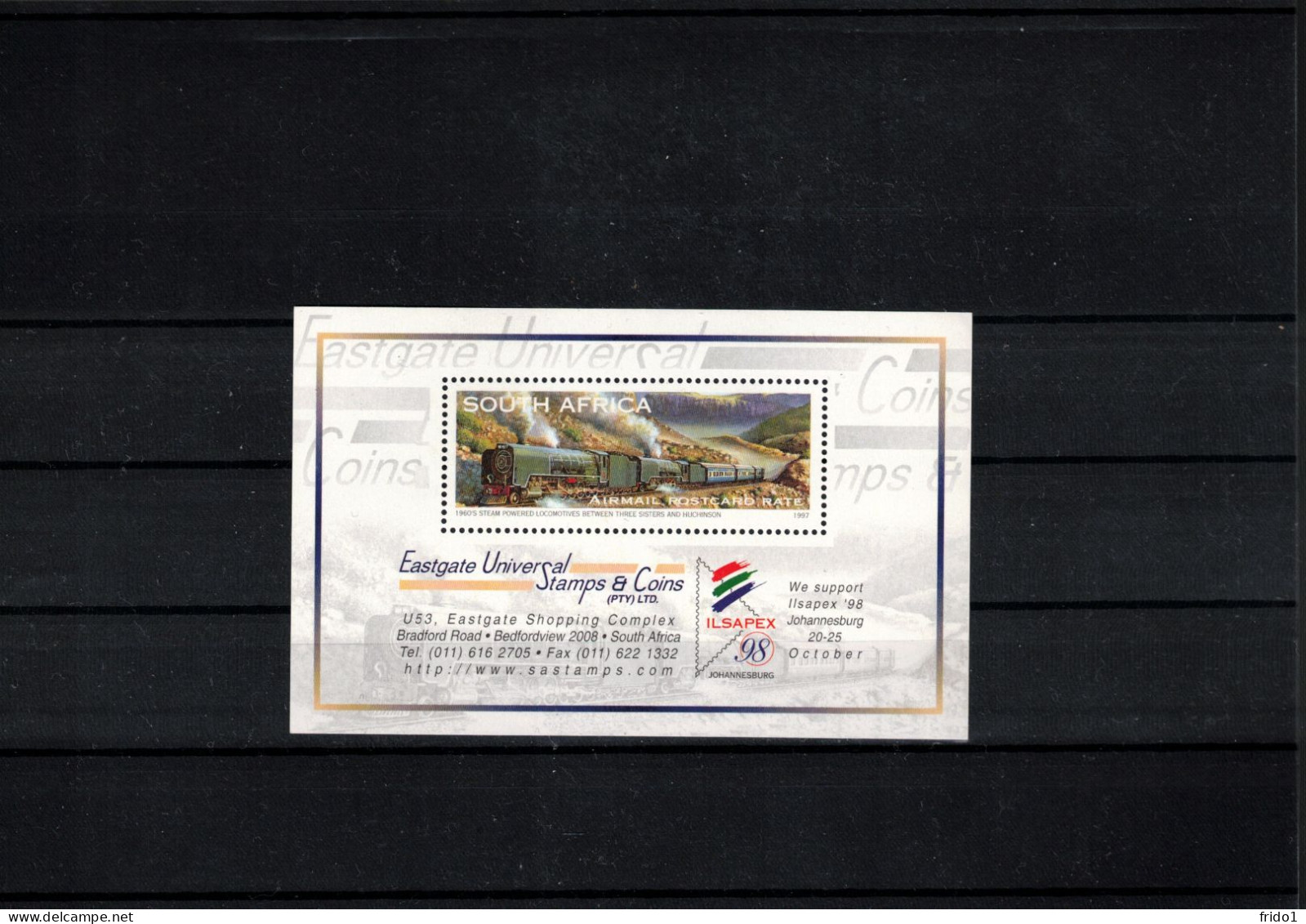 South Africa 1997 Train Block Postfrisch / MNH - Treni