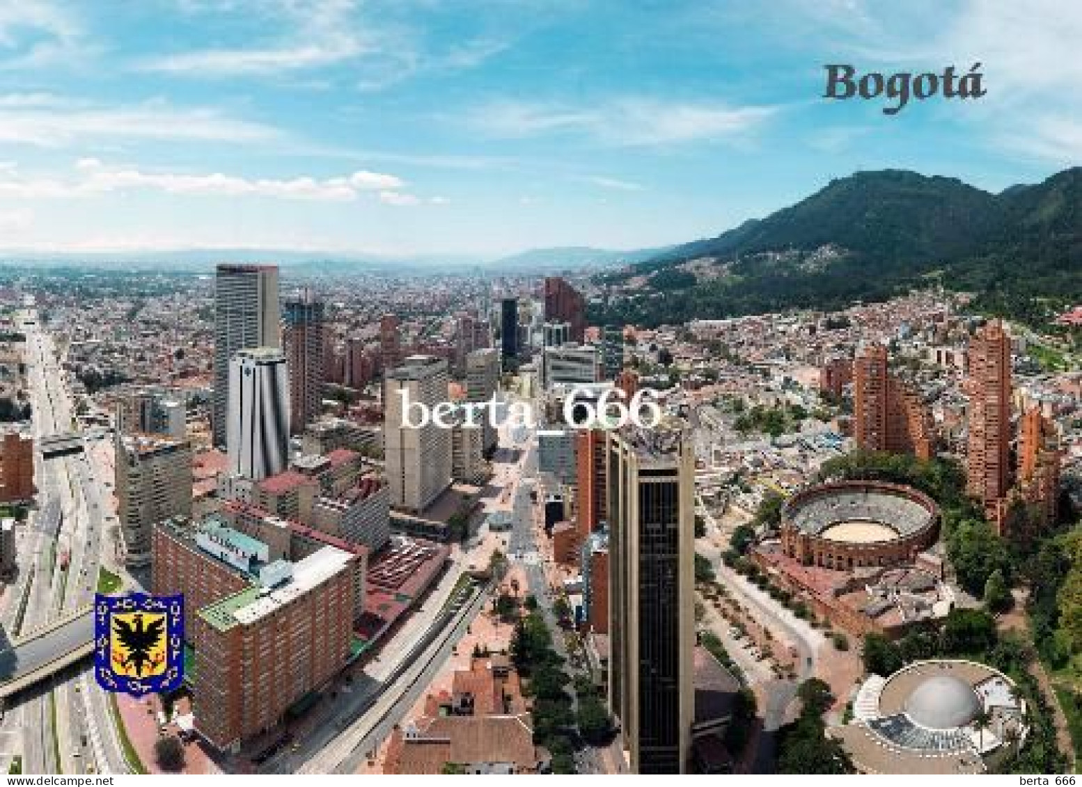 Colombia Bogota Aerial View New Postcard - Colombie