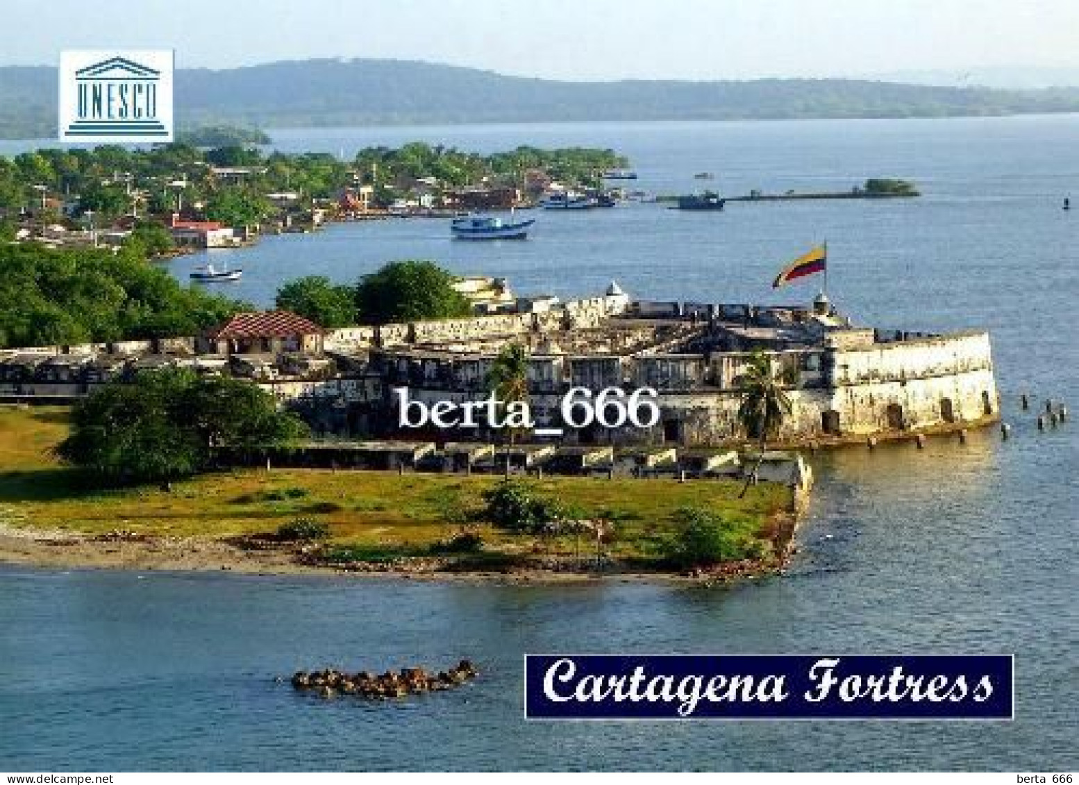 Colombia Cartagena Fortress UNESCO New Postcard - Colombie