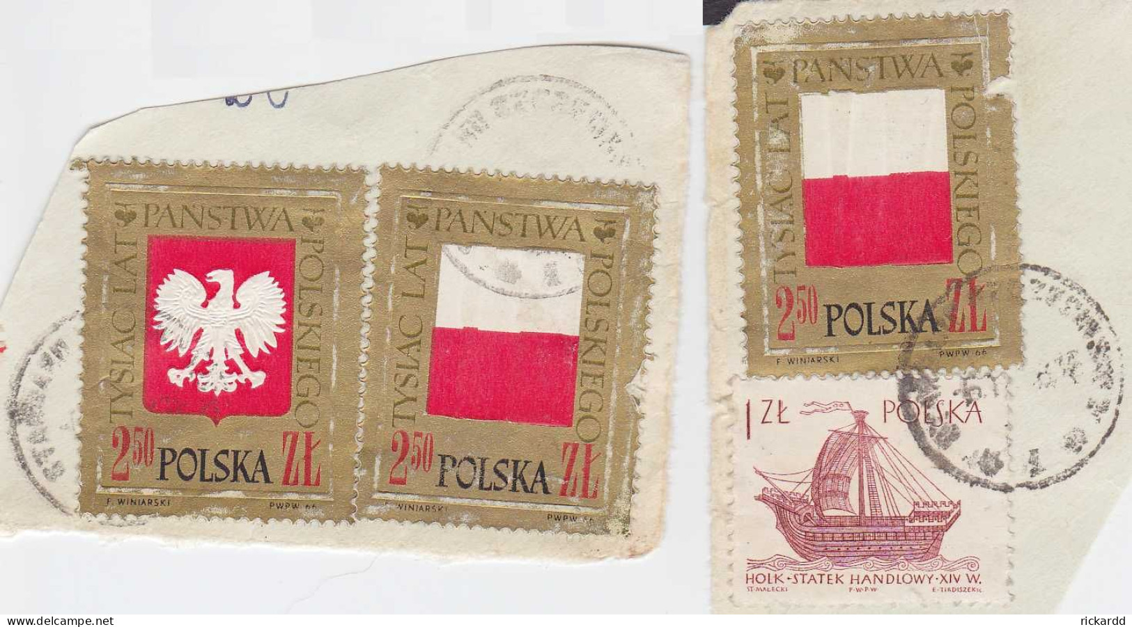 Some Stamps From Poland - Usados