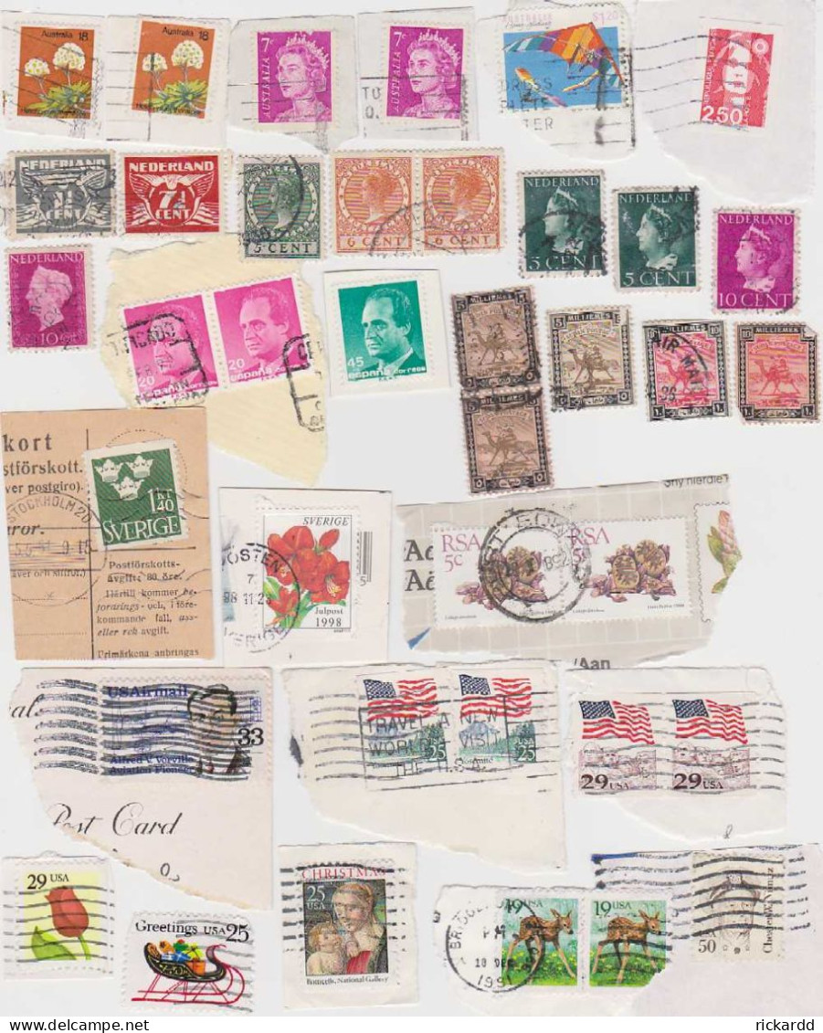 Small Lot Stamps From Around The World - Kilowaar (max. 999 Zegels)