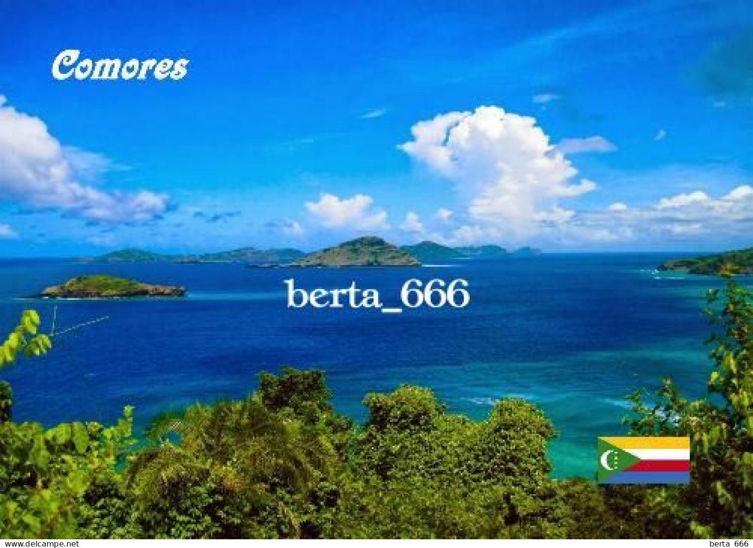 Comoros Islands Ocean View Comores New Postcard - Komoren