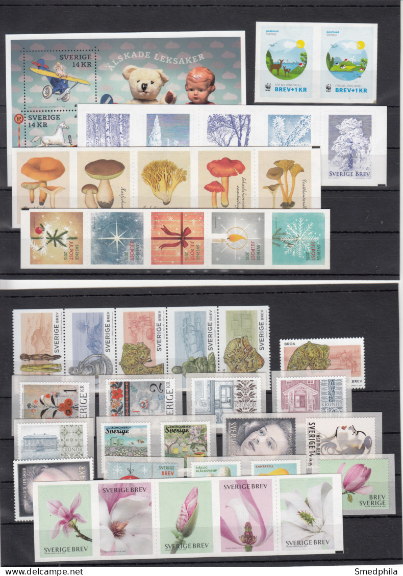 Sweden 2015 - Full Year MNH ** - Años Completos