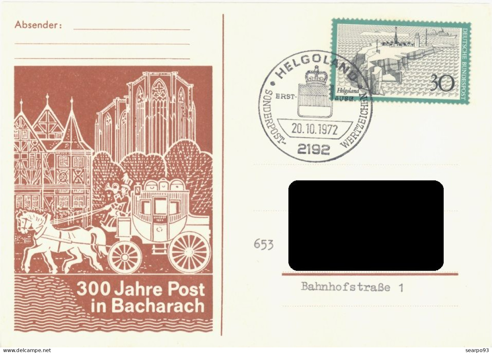 GERMANY. FDC. HELGOLAND. 1972 - 1971-1980