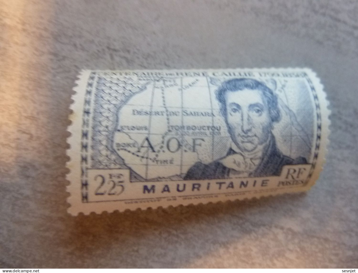 René Caillié (1709-1838) - A.o.f. - Mauritanie - 2f.25 - Yt 97 - Outremer - Neuf Sans Trace De Charnière - Année 1939 - - Unused Stamps
