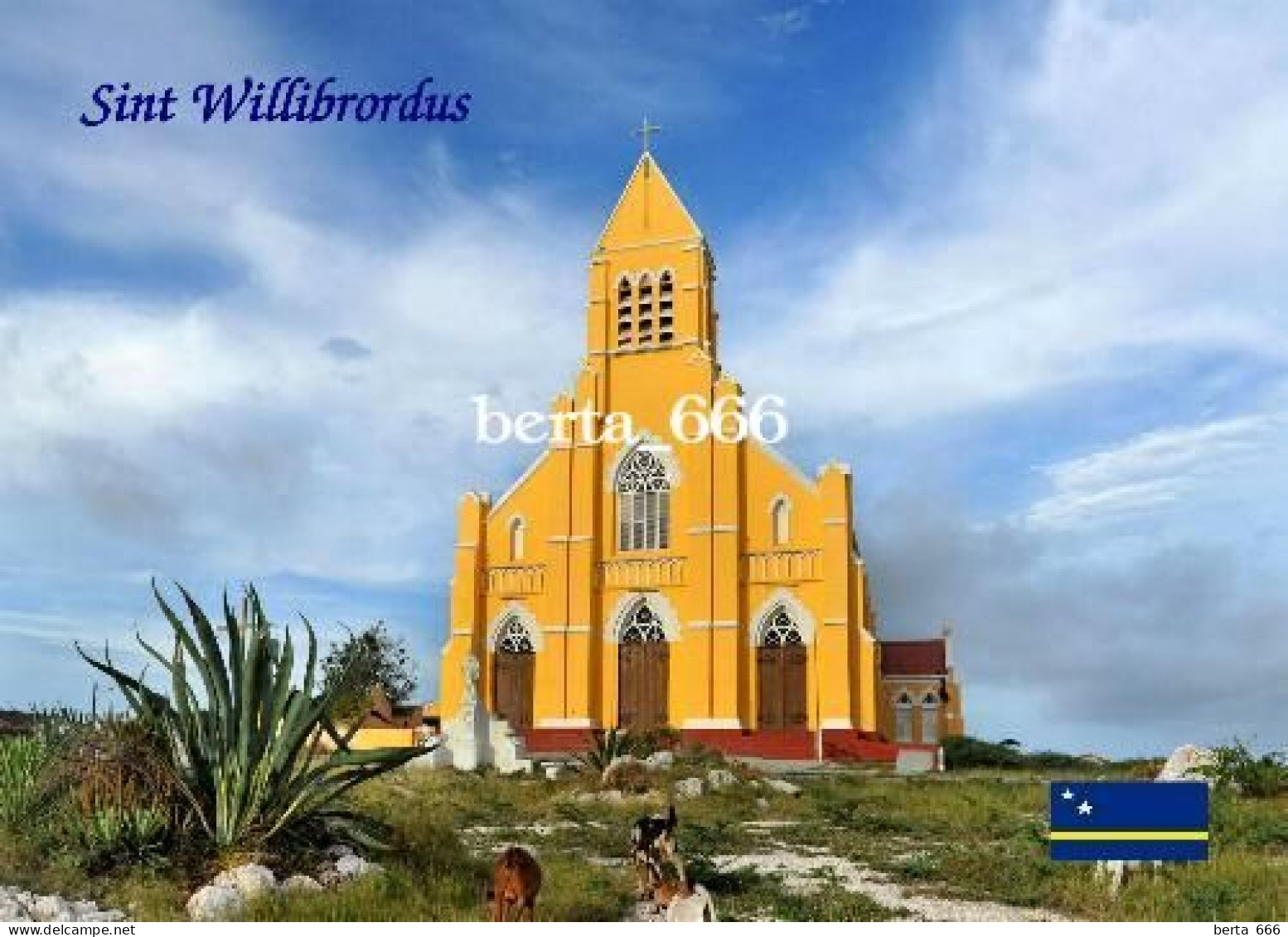 Curaçao Sint Willibrordus Chuch New Postcard - Curaçao