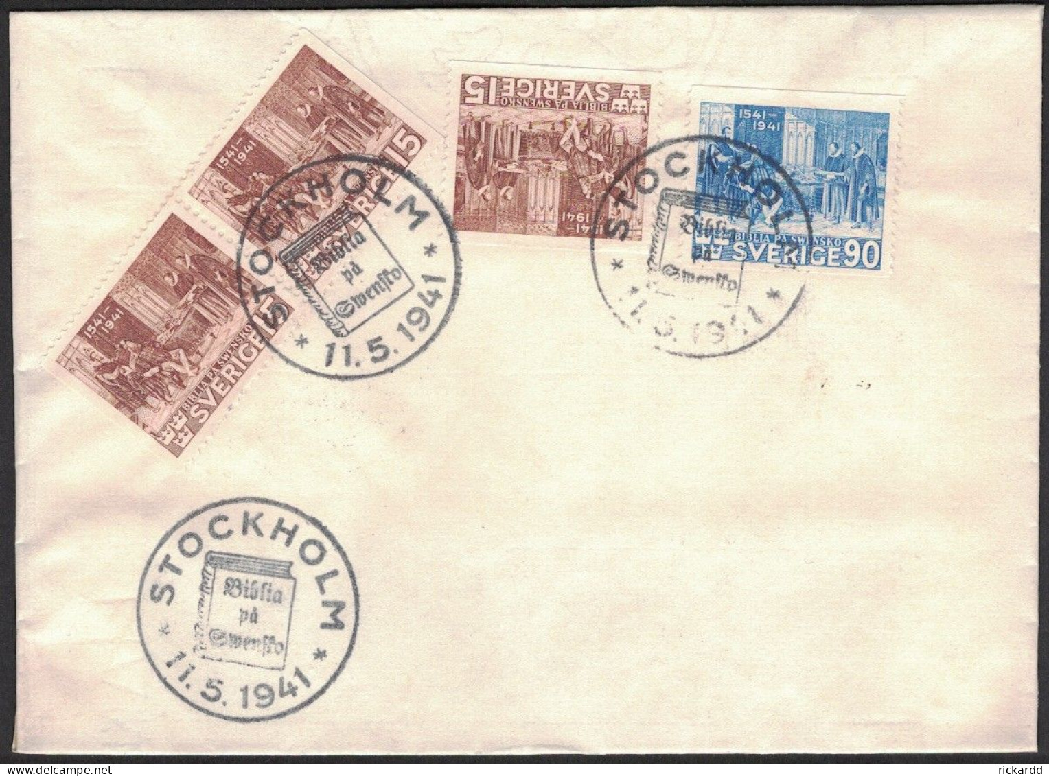 Sweden - FDC 11/5 1941 Bibeln - FDC