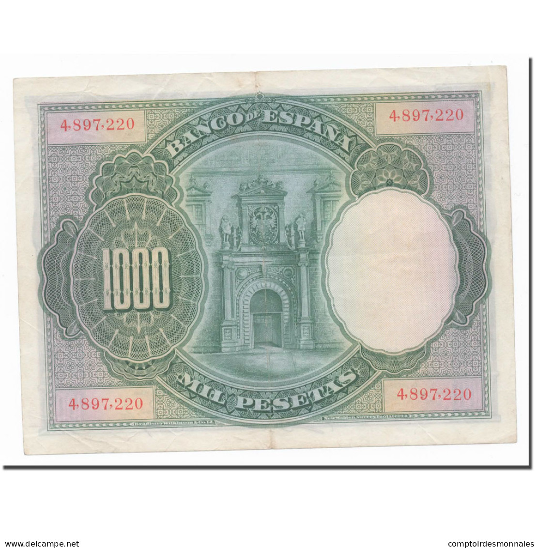 Billet, Espagne, 1000 Pesetas, 1925, 1925-07-01, KM:70c, TTB+ - 1000 Peseten