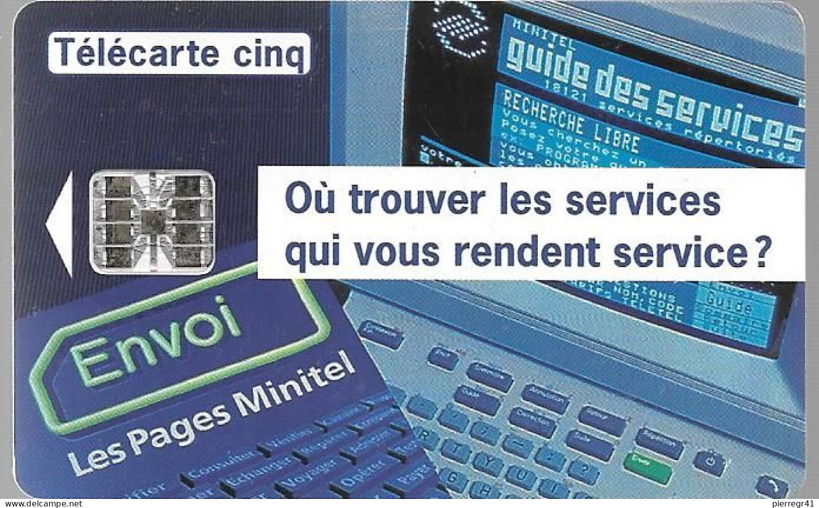 CARTE-PRIVEE-5U-GN31-SC7 -05/94-ENVOI-MGS-UTILISE-Série N°Rge 45045037-Utilisé -TBE- - 5 Unidades