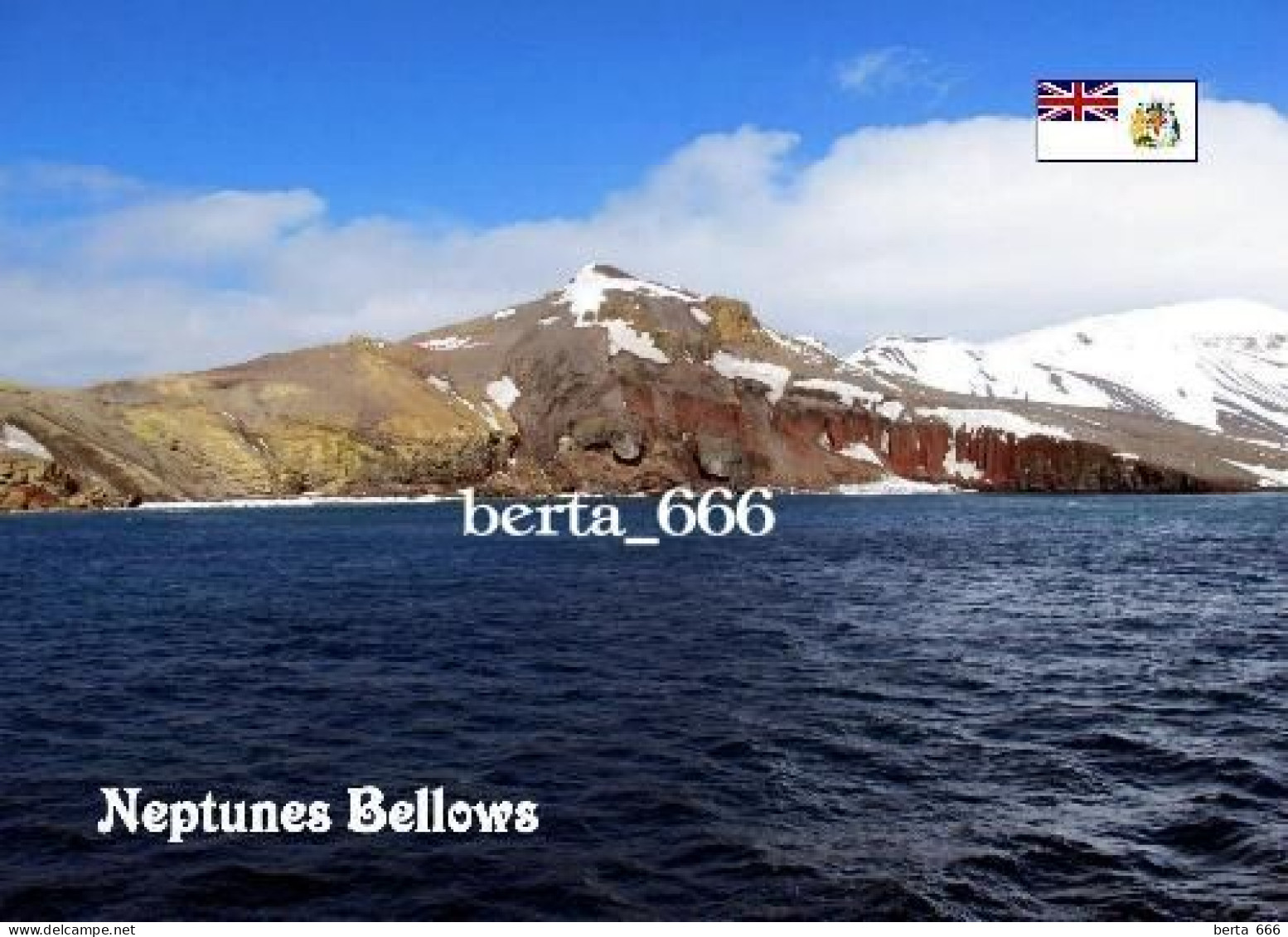 Antarctica Deception Island Neptunes Bellows New Postcard - Altri & Non Classificati