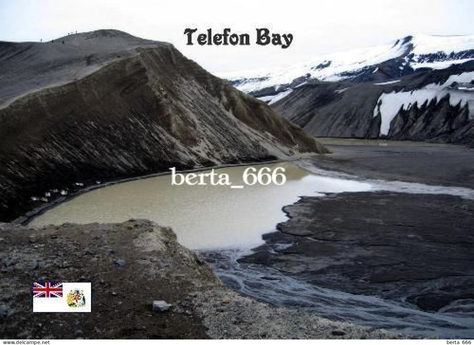 Antarctica Deception Island Telefon Bay New Postcard - Autres & Non Classés