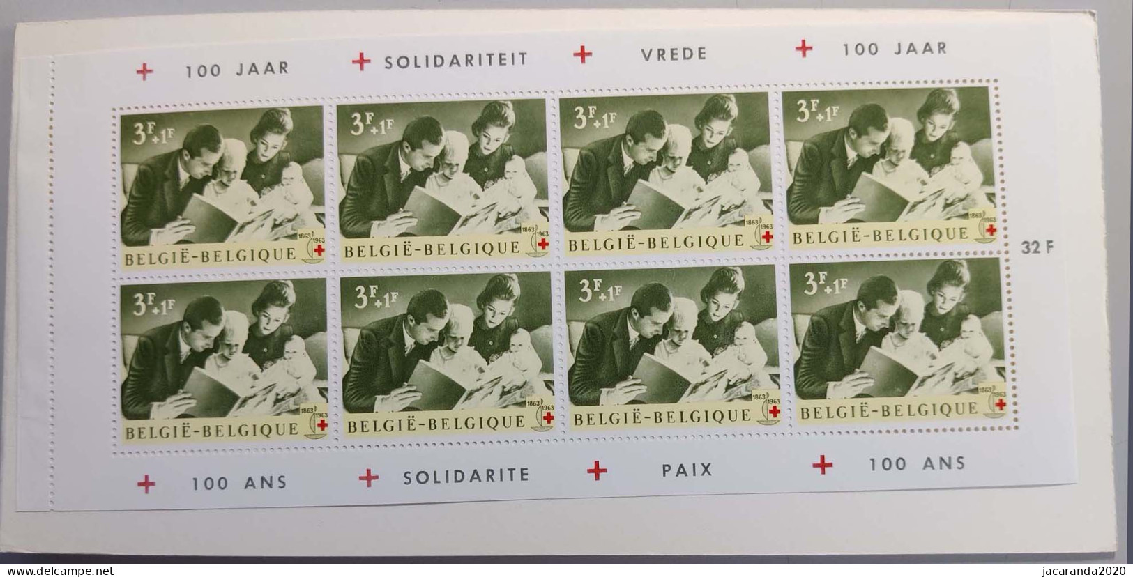 België 1267B ** - Internationale Rode Kruis - Croix-Rouge - Prins Albert - Prinses Paola - 1953-2006 Modernes [B]