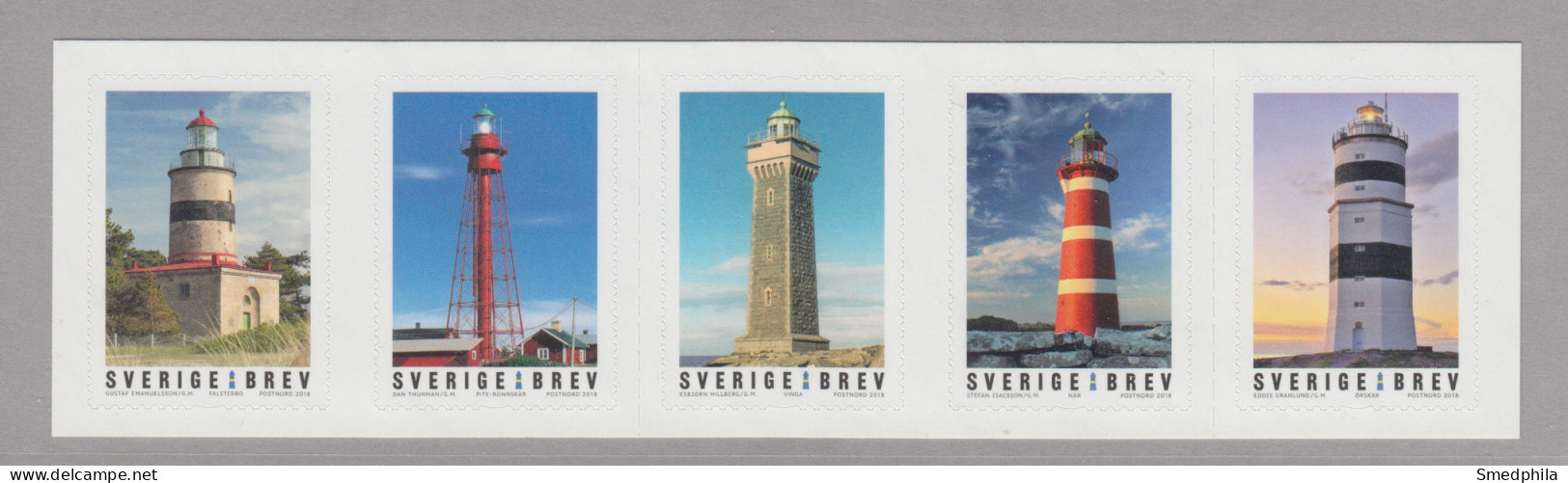 Sweden 2018 - Lighthouses ** - Unused Stamps