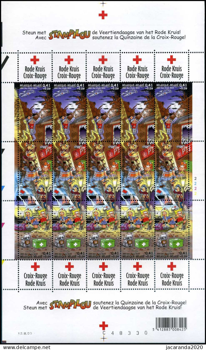 België F3163/65 - Rode Kruis - Croix-Rouge - Plnr 2 - 2001-2010