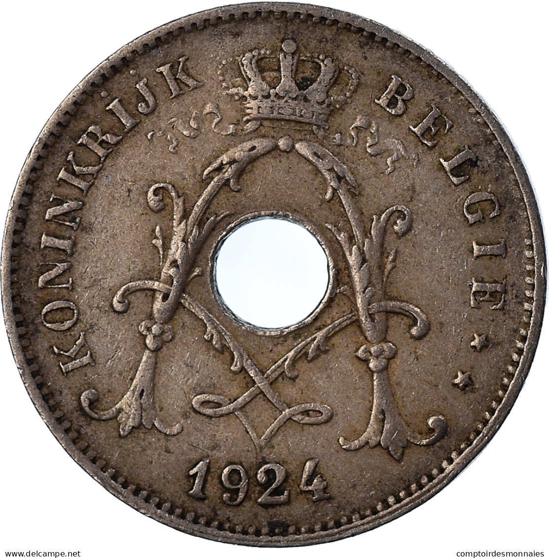 Monnaie, Belgique, 10 Centimes, 1924 - 10 Cents