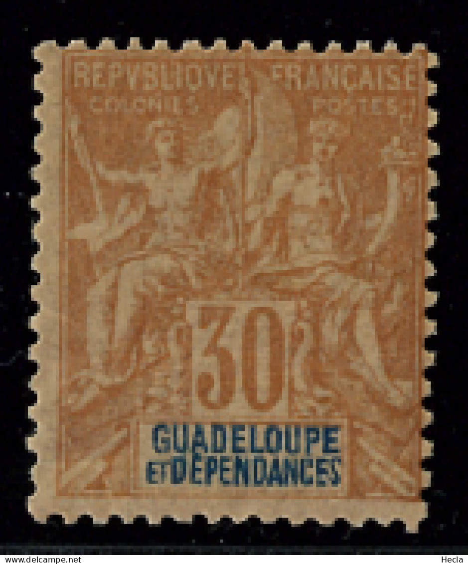 Guadeloupe Type Groupe N° 35 Y&T - Ongebruikt