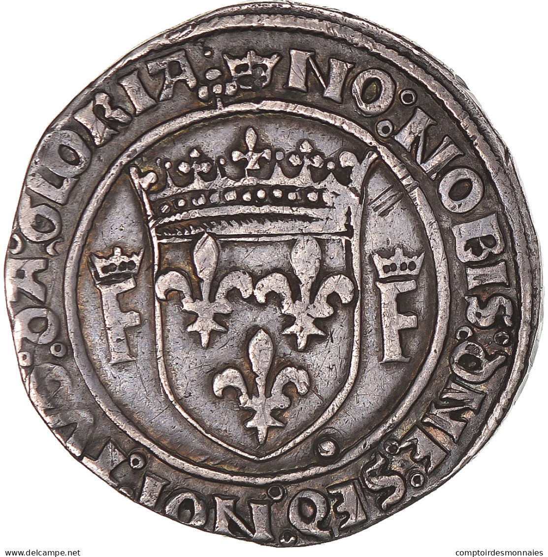 Monnaie, France, François Ier, Teston, 1515-1547, Lyon, TB+, Argent - 1515-1547 François 1er