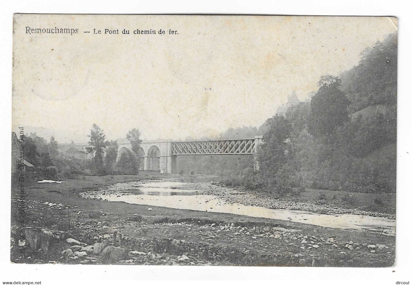 56201  Remouchamps  Le  Pont  Du  Chemin  De Fer - Aywaille