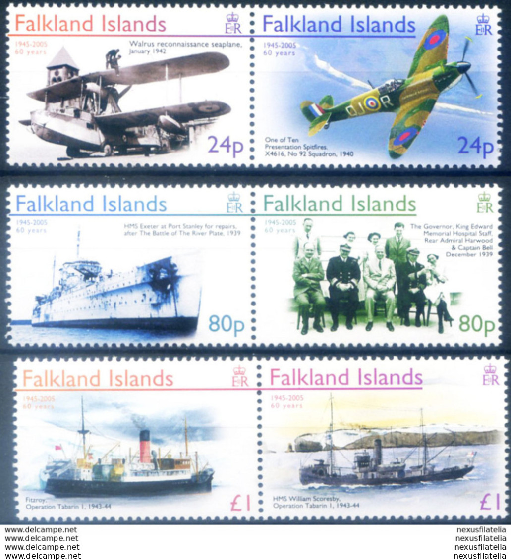 60° Fine Della Seconda Guerra Mondiale 2005. - Falklandeilanden