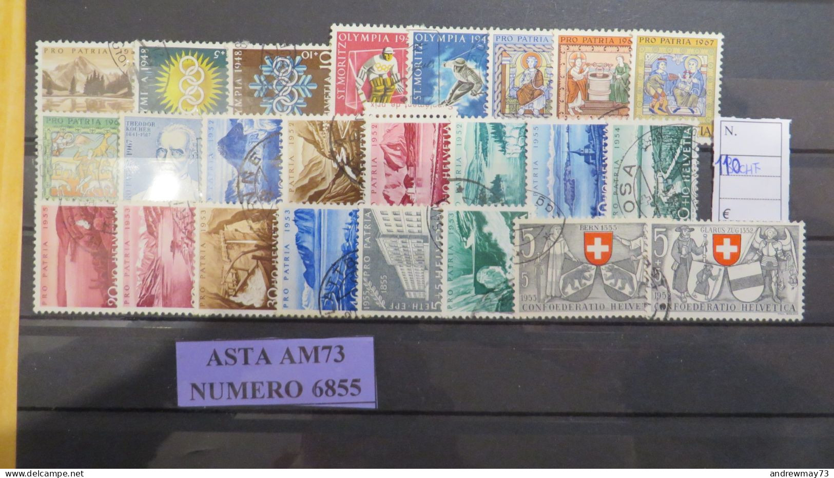 SWITZERLAND- NICE USED SELECTION- BARGAIN PRICE - Collections