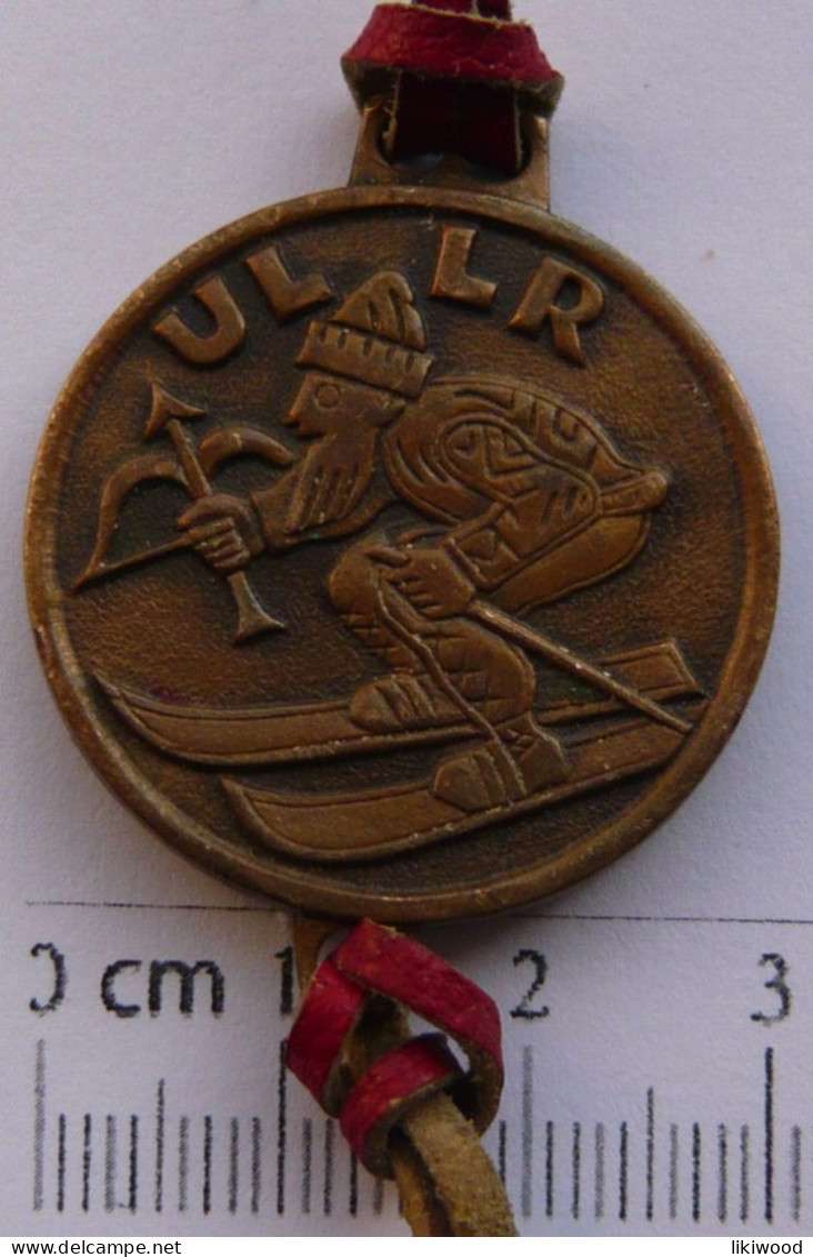 ULLR - Winter Sportler - Medal, Talisman, Medaille, Guardian Patron Saint Of Skiers, Schutzpatron Der Skifahrer - Altri & Non Classificati