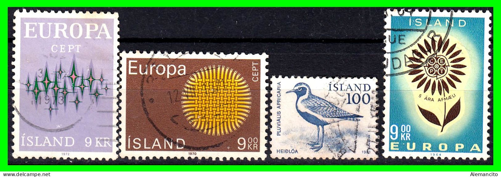 ISLANDIA 3 SELLOS TEMATICA EUROPA SEPT - Used Stamps