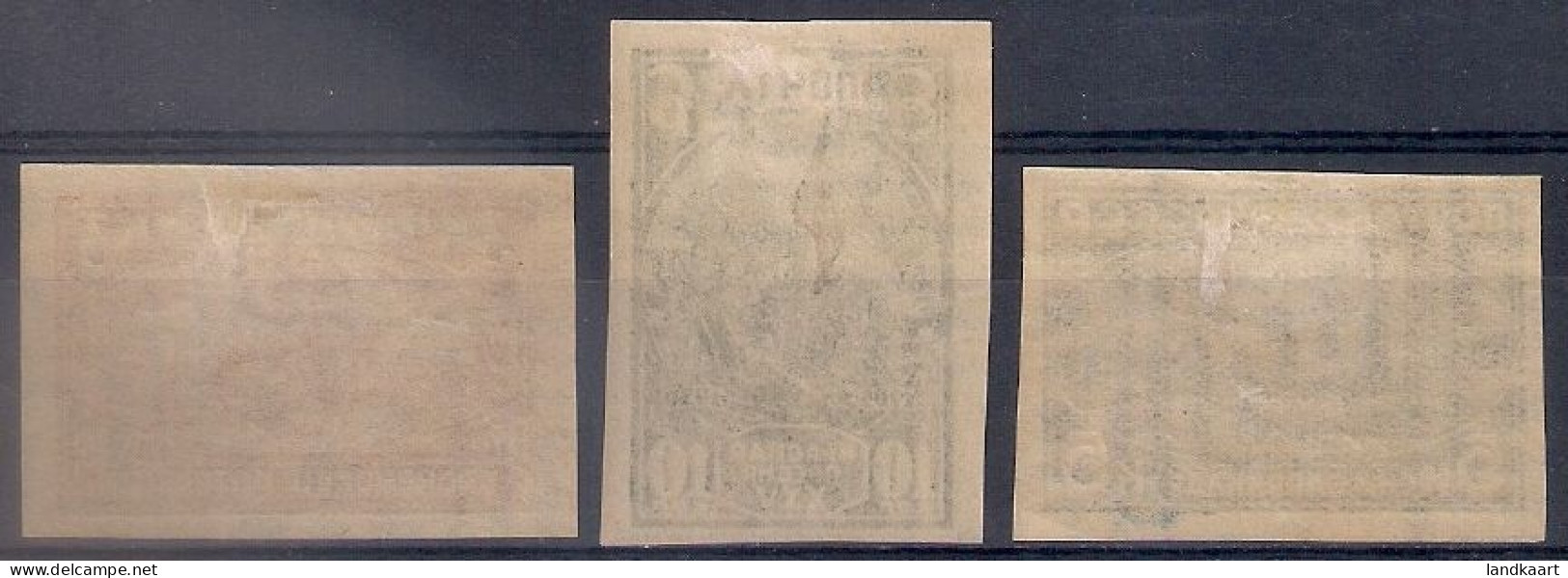 Russia 1930, Michel Nr 394B-96B, MLH OG - Unused Stamps