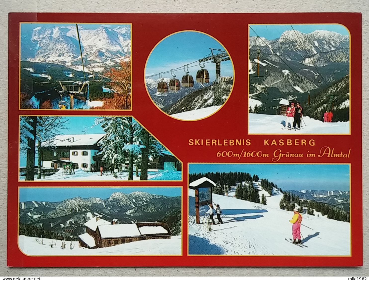 KOV 401-100 - AUSTRIA, GRUNAU IM ALMTAL, SKI SPORT, SKIING, Funicular Railway, Téléphérique, Teleférico, ZICARA - Gmunden