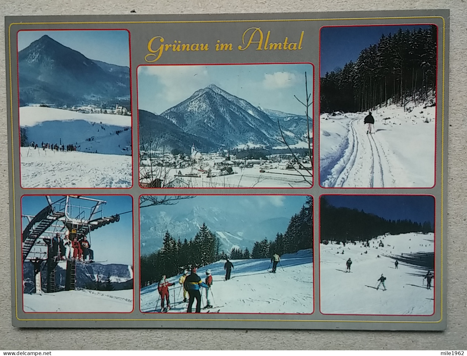 KOV 401-100 - AUSTRIA, GRUNAU IM ALMTAL, SKI SPORT, SKIING, Funicular Railway, Téléphérique, Teleférico, ZICARA - Gmunden