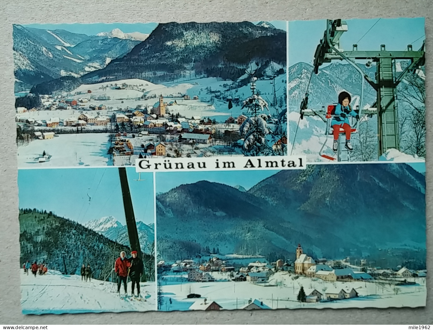 KOV 401-100 - AUSTRIA, GRUNAU IM ALMTAL, SKI SPORT, SKIING, Funicular Railway, Téléphérique, Teleférico, ZICARA - Gmunden