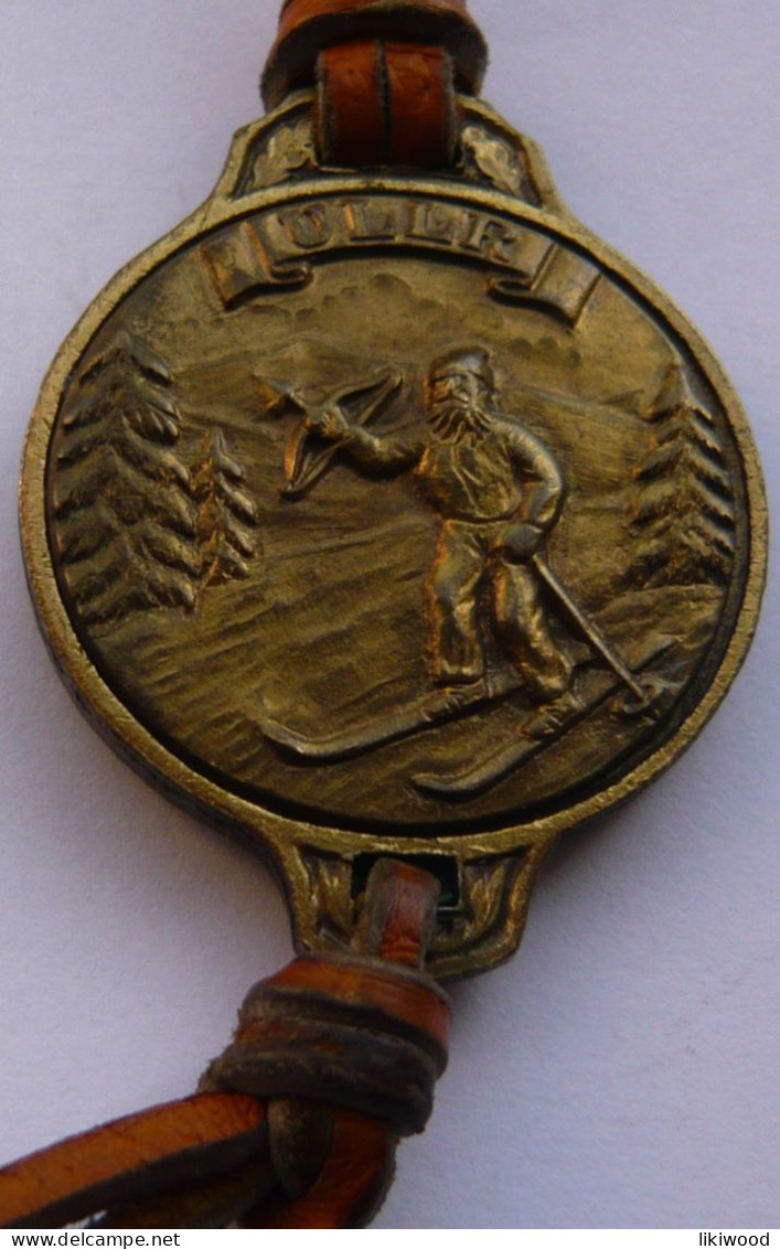 ULLR - Schierke - Medal, Talisman, Medaille, Guardian Patron Saint of Skiers, Schutzpatron der Skifahrer