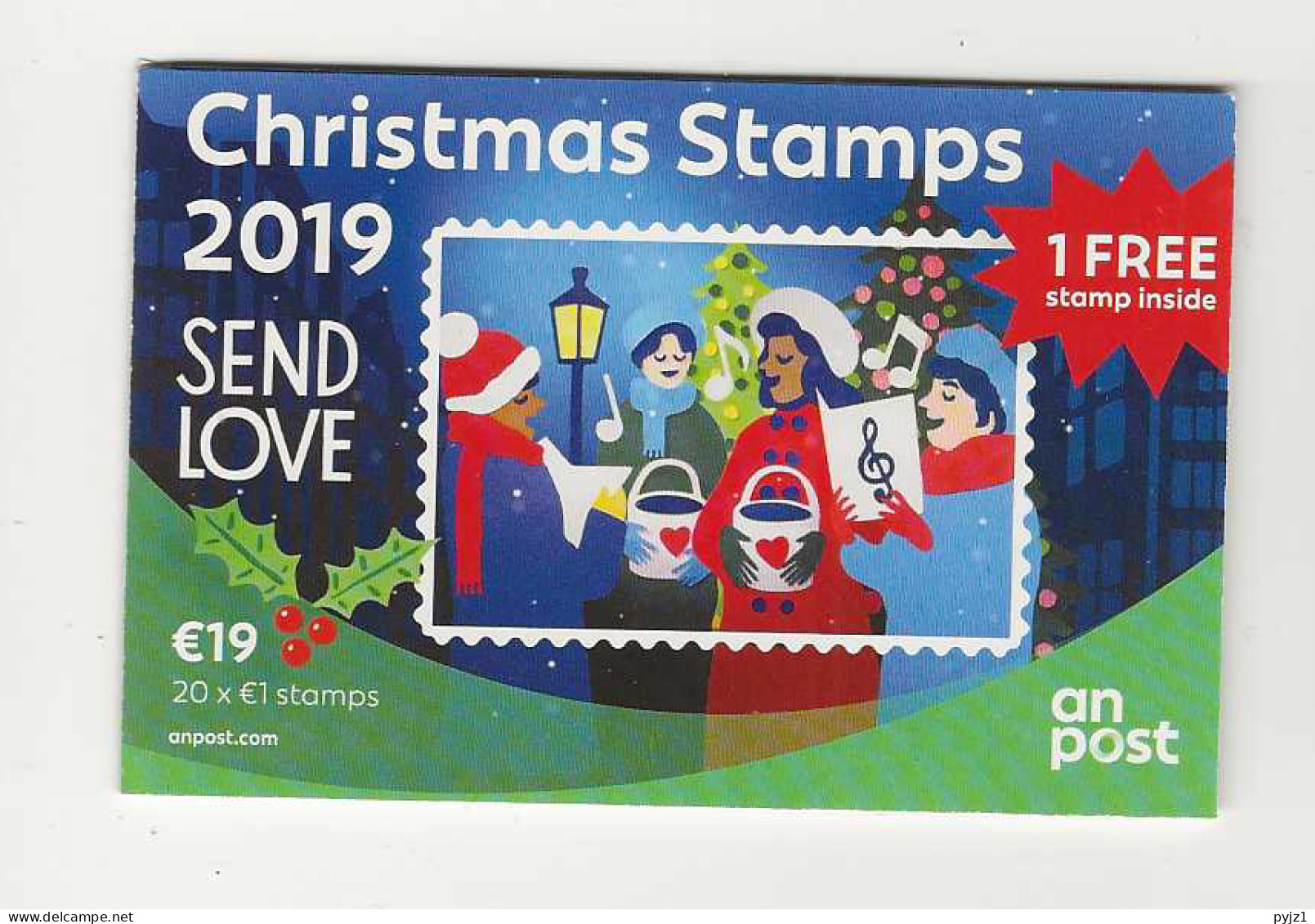 2019 MNH Ireland Booklet Christmas - Markenheftchen