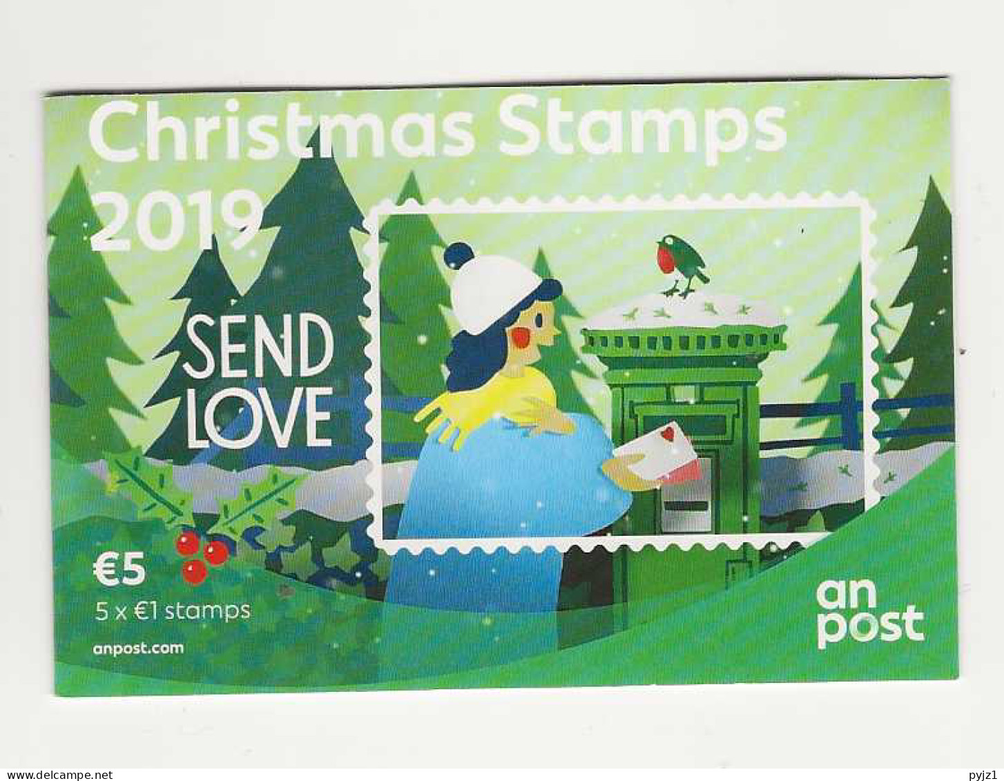 2019 MNH Ireland Booklet Christmas - Booklets