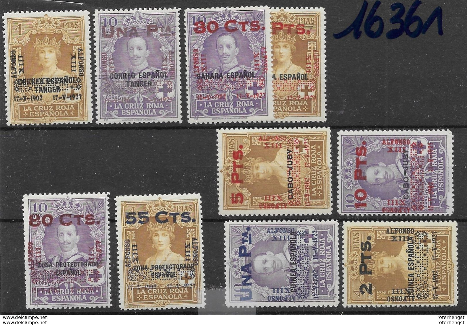 Spain Mnh ** Complete Set 1200 Euros 1927 - Ongebruikt