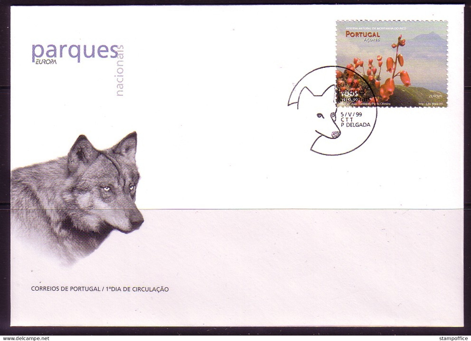 AZOREN MI-NR. 470 FDC EUROPA 1999 NATUR- Und NATIONALPARKS - 1999