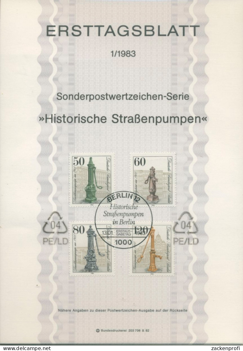 Berlin Jahrgang 1983 Ersttagsblätter ETB Komplett (XL9733) - Briefe U. Dokumente