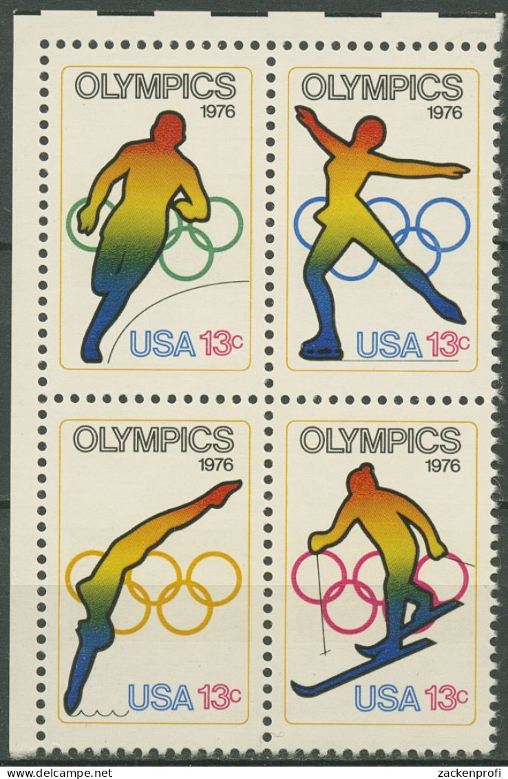 USA 1976 Olympia Innsbruck & Montreal 1282/85 ZD Postfrisch - Ungebraucht