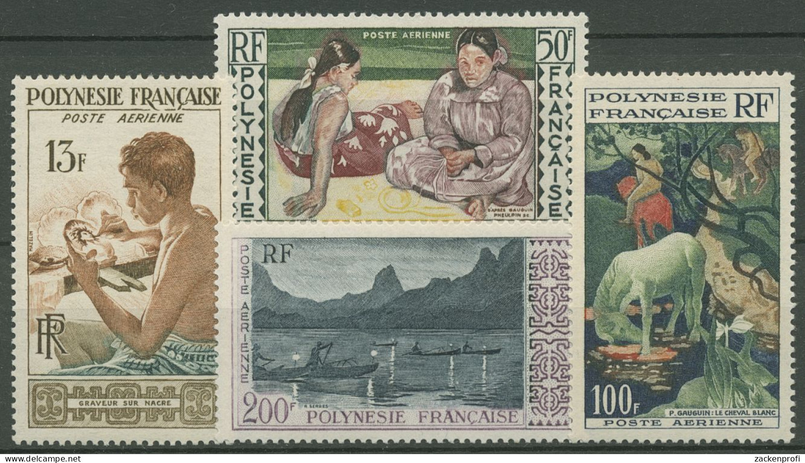 Französisch-Polynesien 1958 Gemälde Von Gauguin 10/13 Postfrisch - Ongebruikt