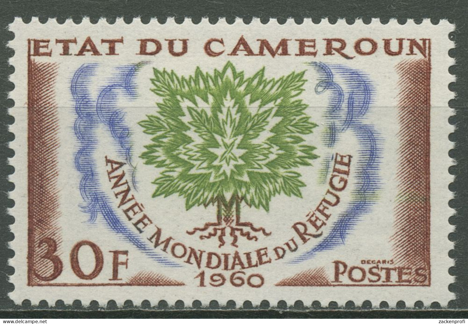 Kamerun 1960 Weltflüchtlingsjahr Baum 324 Postfrisch - Camerun (1960-...)