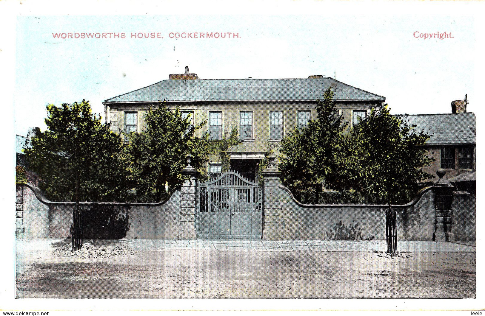 DC23. Vintage Postcard. Wordsworth House. Cockermouth, Cumbria - Isola Di Man (dell'uomo)