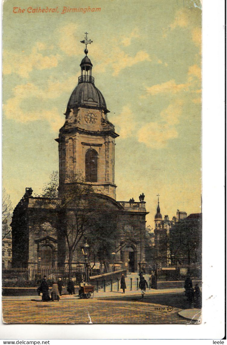 DC06. Vintage Postcard. The Cathedral, Birmingham. - Birmingham