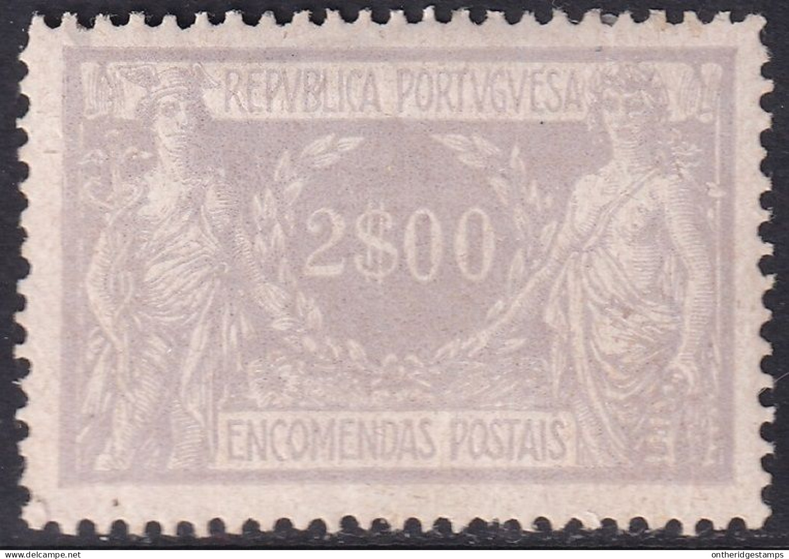 Portugal 1920 Sc Q13 Mundifil 13 Parcel Post MH* Gum Crease - Ongebruikt