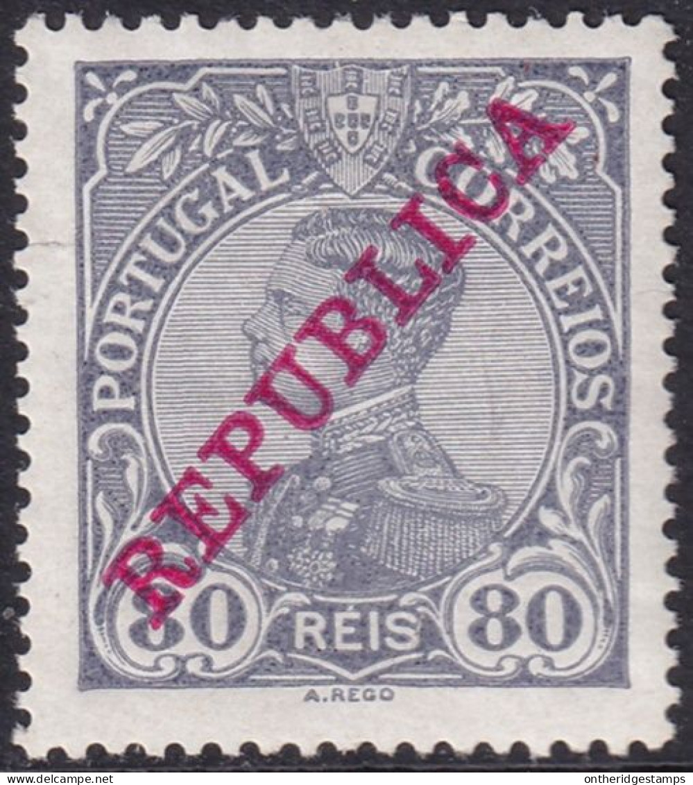 Portugal 1910 Sc 178 Mundifil 178 MH* - Nuevos