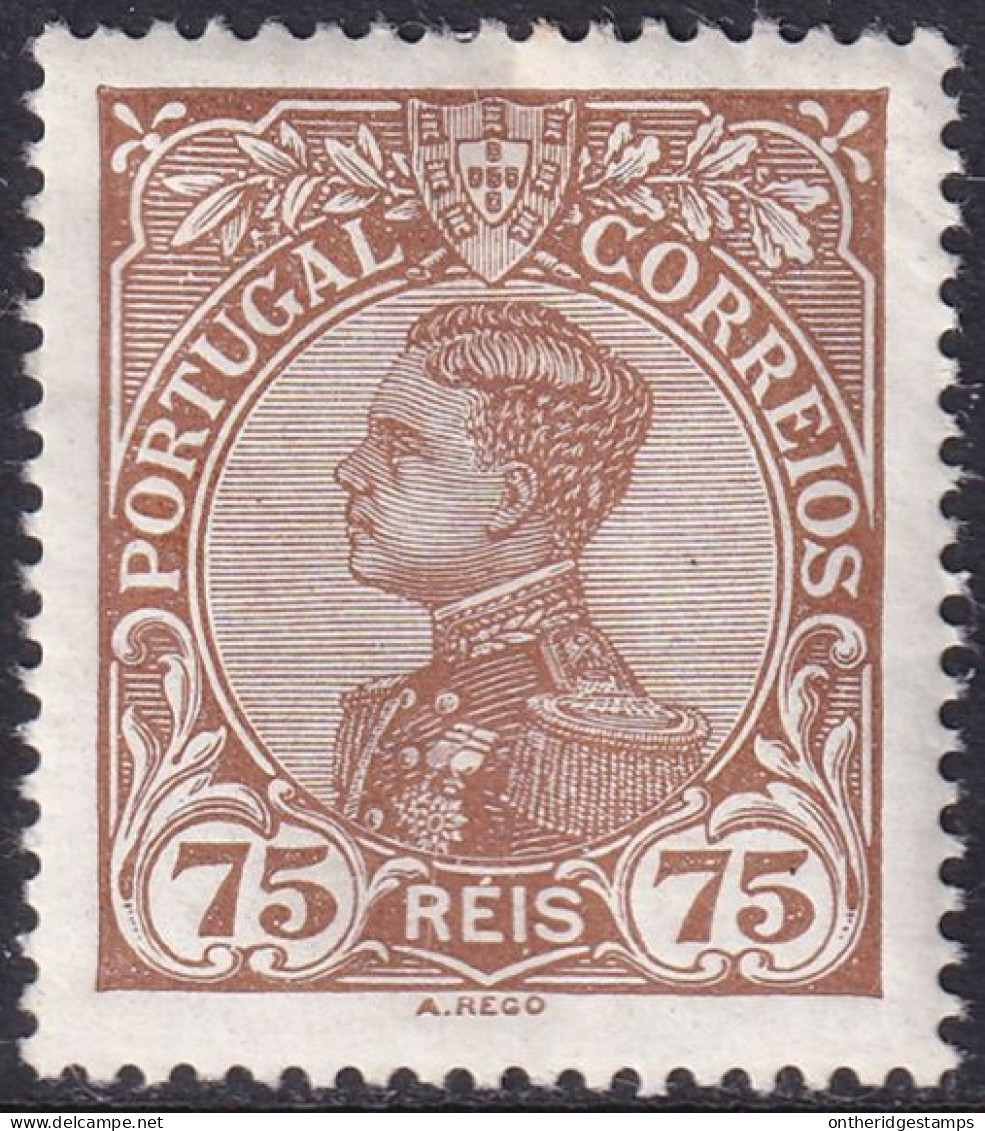 Portugal 1910 Sc 163 Mundifil 163 MH* Heavy Hinge - Ungebraucht