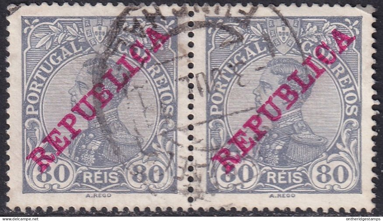 Portugal 1910 Sc 178 Mundifil 178 Pair Used Funchal Cancel - Ongebruikt