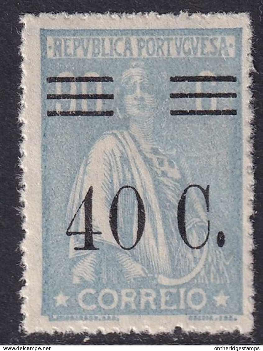 Portugal 1928 Sc 478a Mundifil 475j MH* Light Crease Perf 15x14 - Neufs