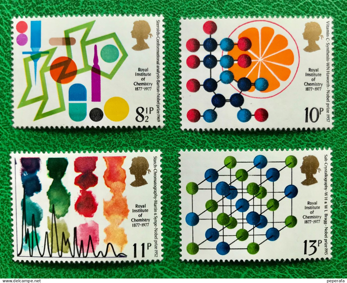 GREAT BRITAIN 1977 Centenary Of Royal Institute Of Chemistry - Unused Stamps