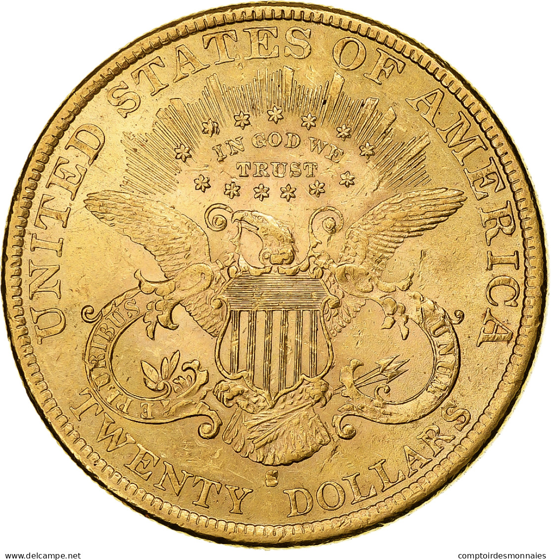 Monnaie, États-Unis, Liberty Head, $20, Double Eagle, 1891, U.S. Mint, San - 20$ - Double Eagles - 1877-1901: Coronet Head