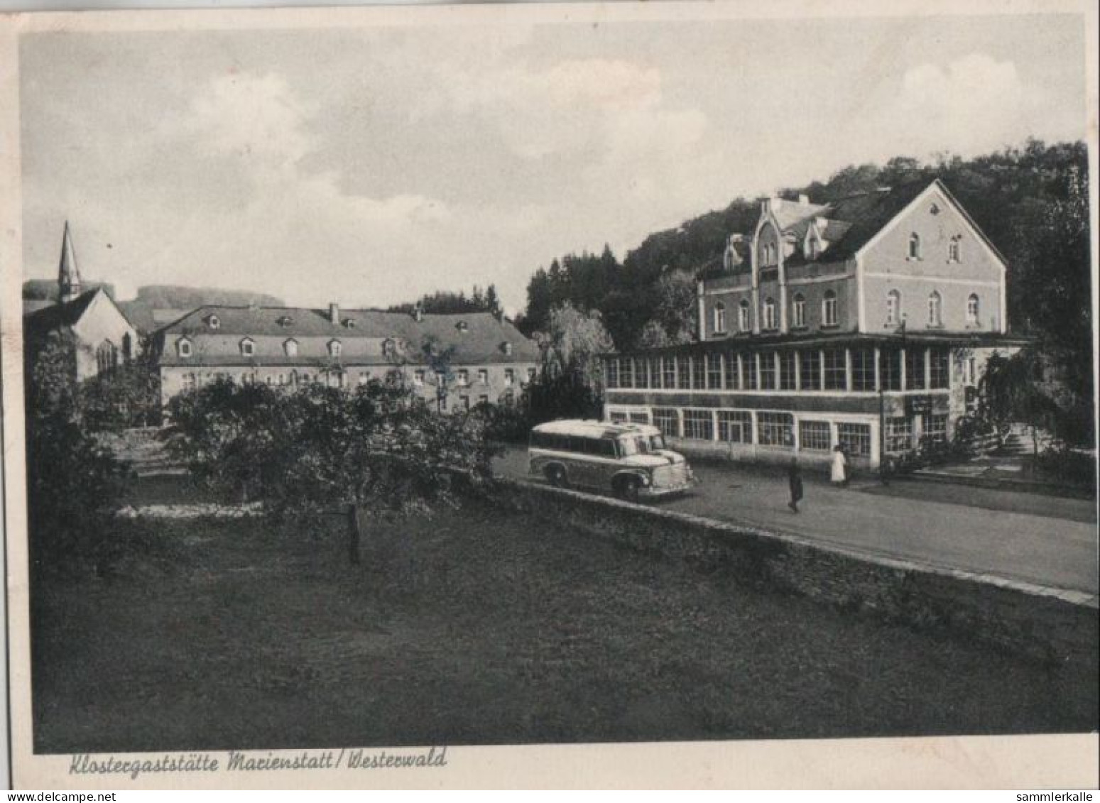 111395 - Streithausen, Marienstatt - Klostergaststätte - Bus - Montabaur